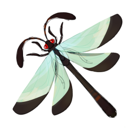 Inky Dragonfly